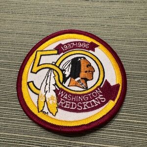 🏈 Vintage Washington Redskins 50th Anniversary Patches (1937–1986) 🏈